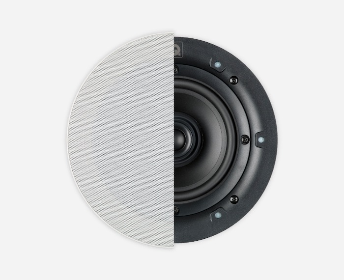 In-Ceiling Speaker On Grey Background