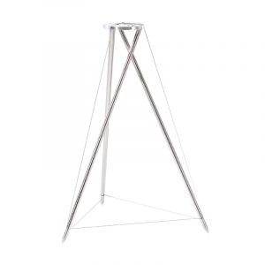 Tensegrity Speaker Stand On White Background