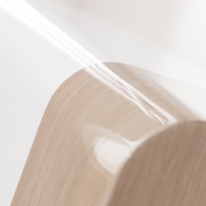 Concept 300 In Gloss White And White Oak Photograph