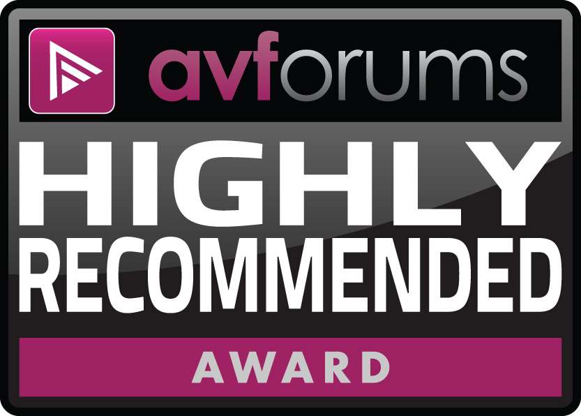 Avforums Highly Recommended Award
