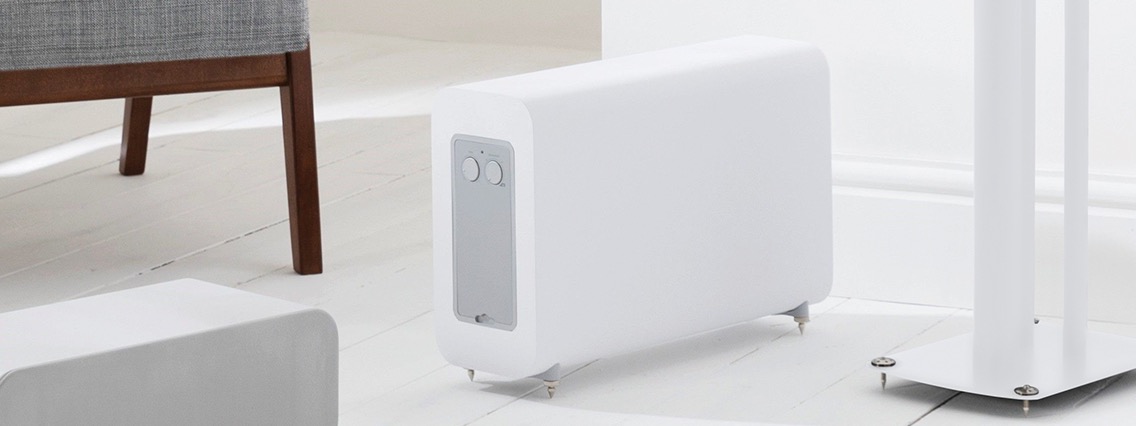 Q Acoustics 3060S In Arctic White Lifestyle
