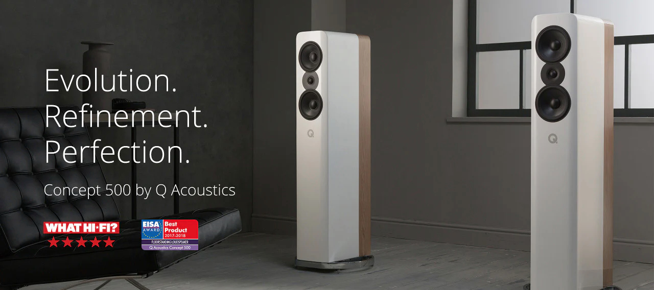 Q Acoustics Concept 500 Banner