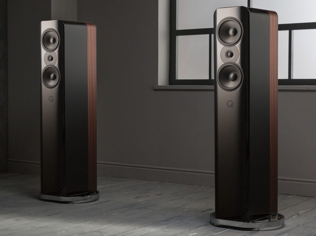 Q Acoustics Concept 500 Black And Rosewood No Grille