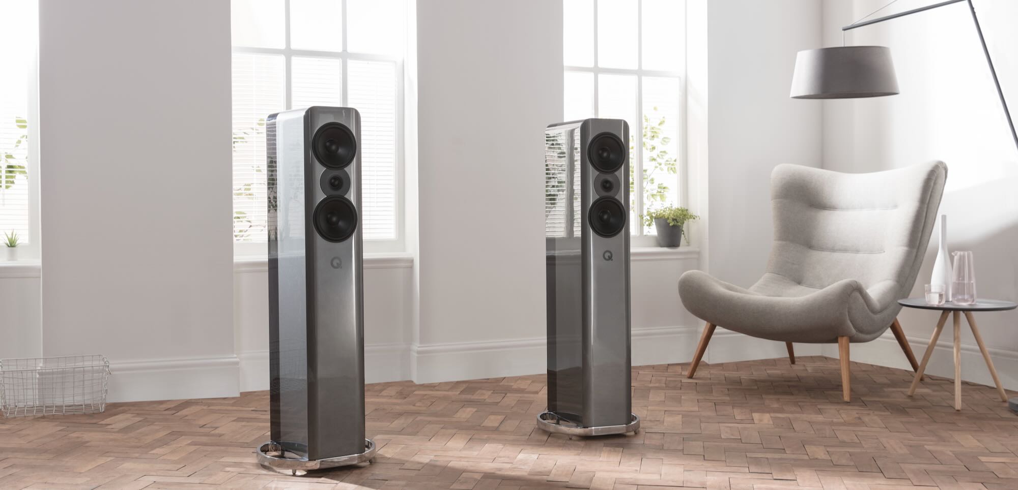Q Acoustics Concept 500 Silver And Ebony