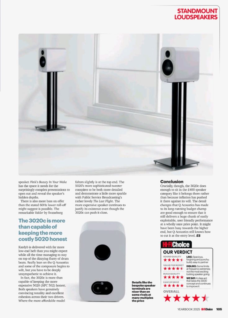 HIFI CHOICE 3020C YEARBOOK AWARD ARTICLE 2
